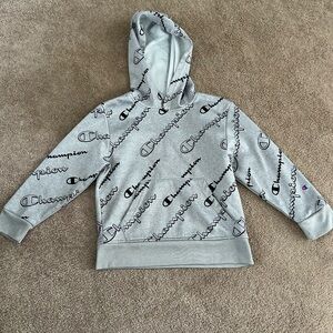 Champion Gray Kids Hoodie